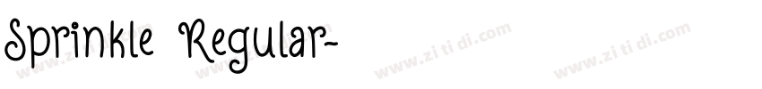 Sprinkle Regular字体转换